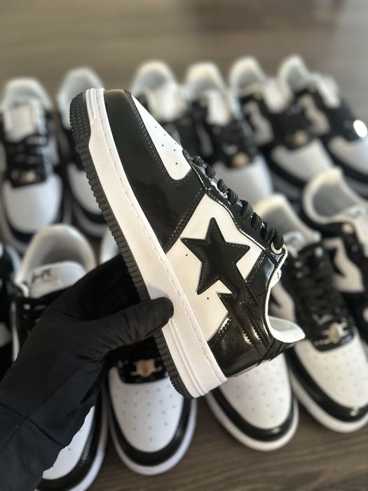 Bapesta Black White Star Calitate Premium