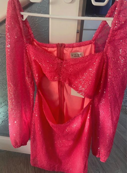 Rochie scurta cu paiete