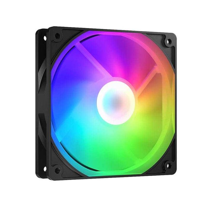 Кулер Helly 12см RGB радуга