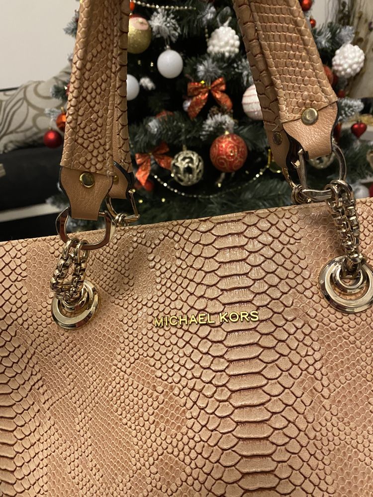 Geanta dama Michael Kors, roz somon