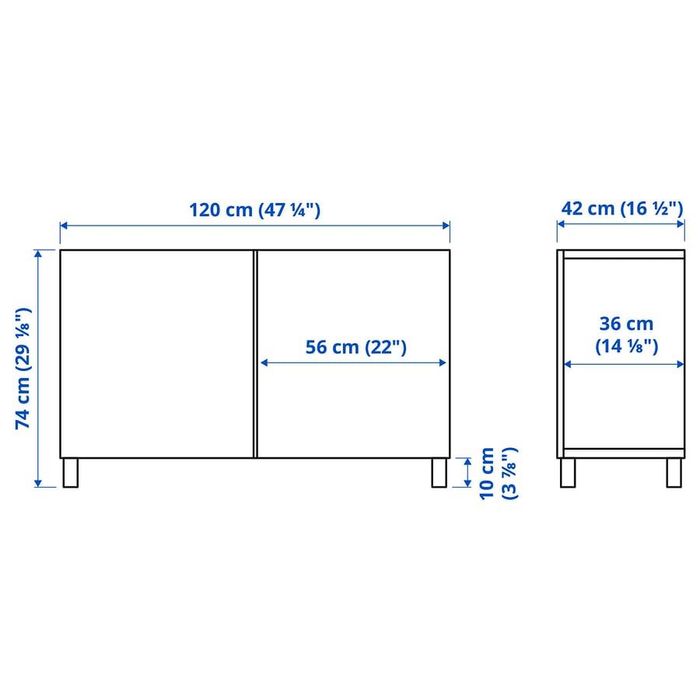 Comodă IKEA albă