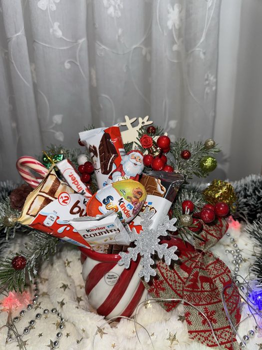 Cana cu dulciuri de Craciun