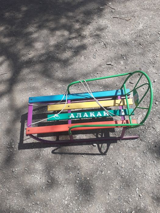Продам зимние санки детские, б/у в хорошем состоянии, цена 4500 тг,тог