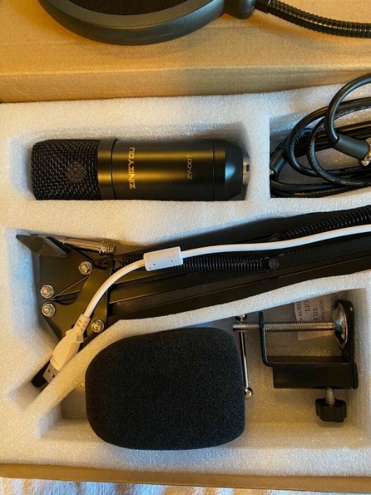Kit microfon cardioid profesional ZINGYOU ZY-007,sigilat