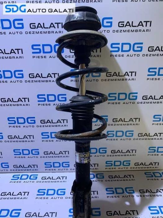 Amortizor Telescop Complet cu Arc si Flansa Dreapta Fata Dacia Logan 2004 - 2011