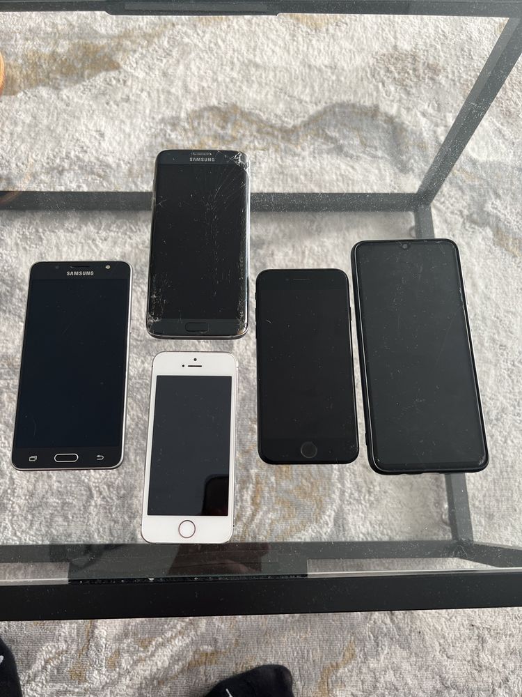 Vand lot de telefoane iphone 7 , iphone SE , A70, S7 edge, J5 duos