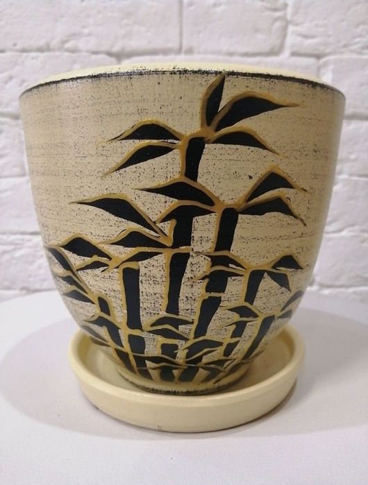 Глиняный горшок 2 шт