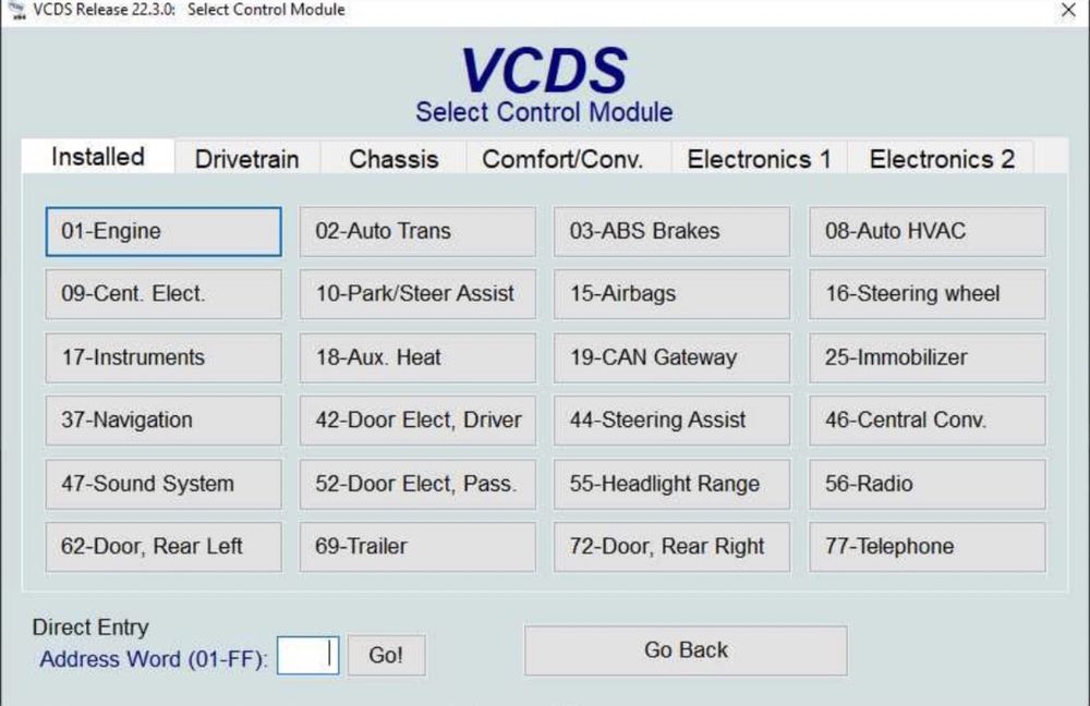 Tester Diagnoza Auto VCDS VAG COM in Romana VW AUDI SKODA SEAT