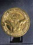 PENTRU COLECȚIONARI: Medalie metal expoziția filatelică Bistrița 2016