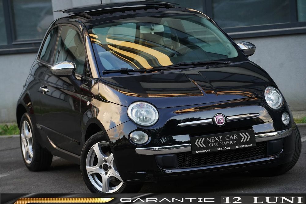 Fiat 500 GARANTIE 12 LUNI*RATE*REVIZIE*Automata*Trapa*Aer conditionat*Jante