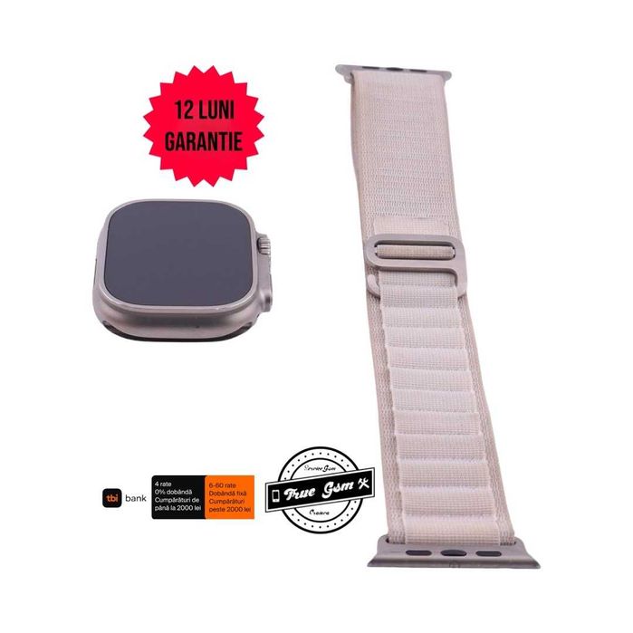 Apple Watch Ultra 49mm Natural Titanium - GARANTIE 12 LUNI | TrueGSM
