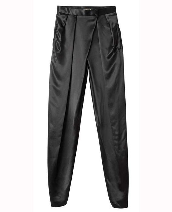 BALMAIN X H&M  100% Копринен дамски панталон размер EU 40 / UK 14