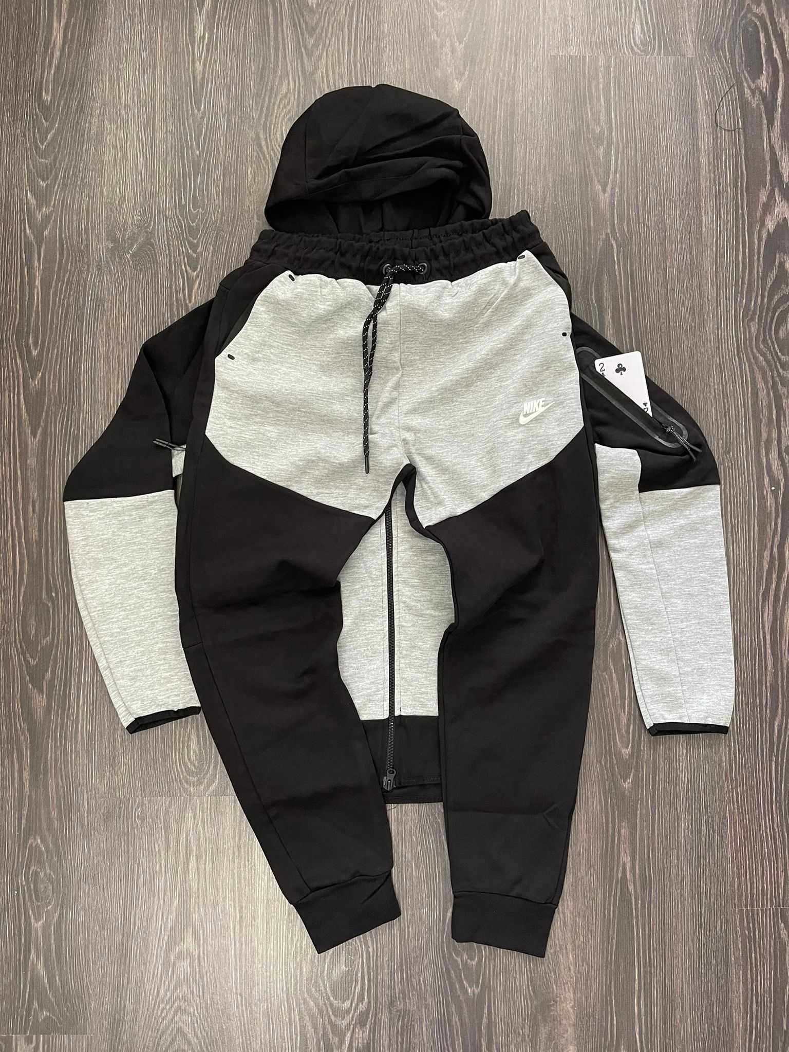 Nike Tech Fleece GRI -NEGRU S M L XL [Verificare Colet]