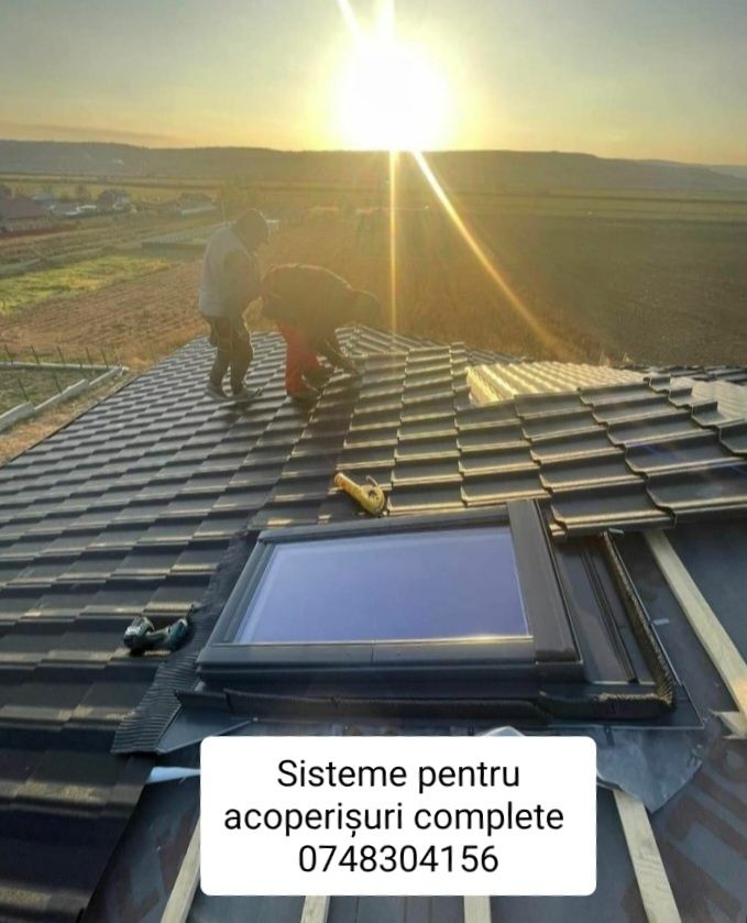 Montatori acoperisuri complete reparații urgente oferim Montaj și mate