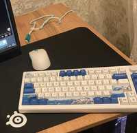 Продам мышку и клавиатуру Atlantis mini pro + Akko mood007B HE PC