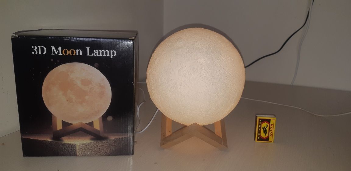 Светильник-ночник 3d  Moon Lamp - настольная лампа Большой 20 см