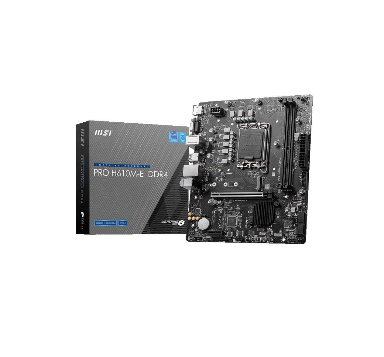 | Материнская Плата MB MSI PRO H610M-E DDR4
