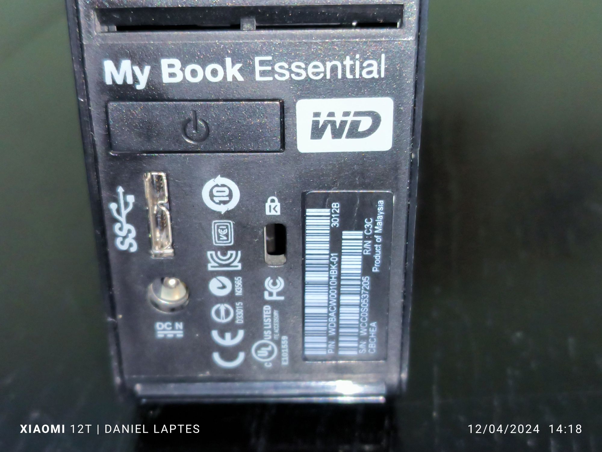 Hdd extern USB 2/USB 3/ Fireware/ Esata 1 TB