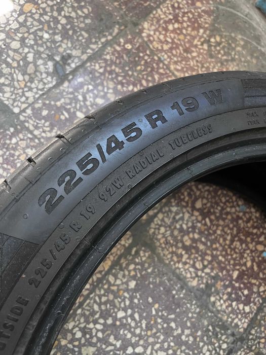 2 Cauciucuri vara 225 45 19 continental contisportcontact 5