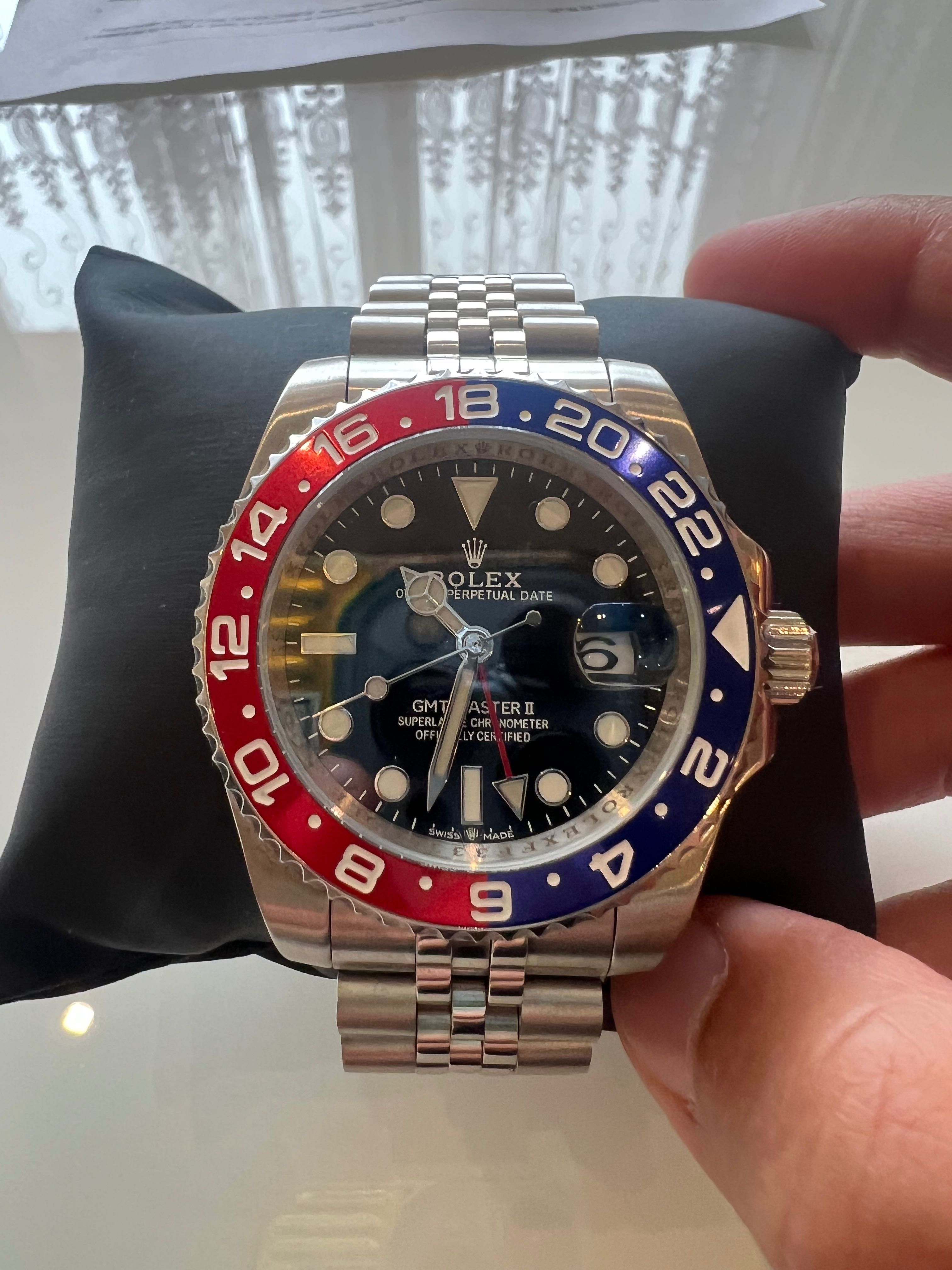 Rolex GMT Master II Pepsi Мъжки Автоматичен Часовник