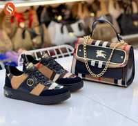 Burberry set adidasi dama+geanta