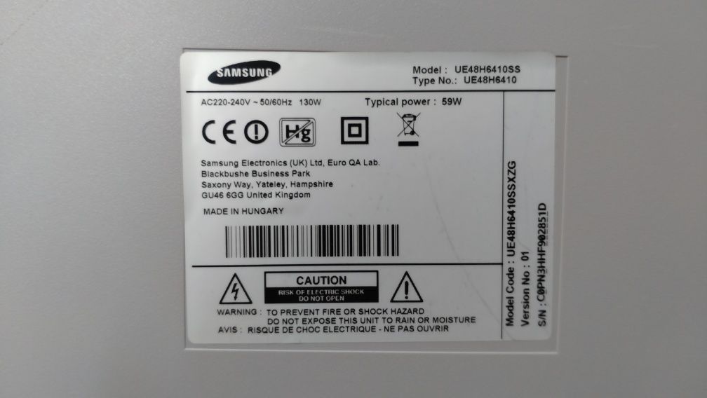 Televizor led  Smart Samsung 122 cm WiFi