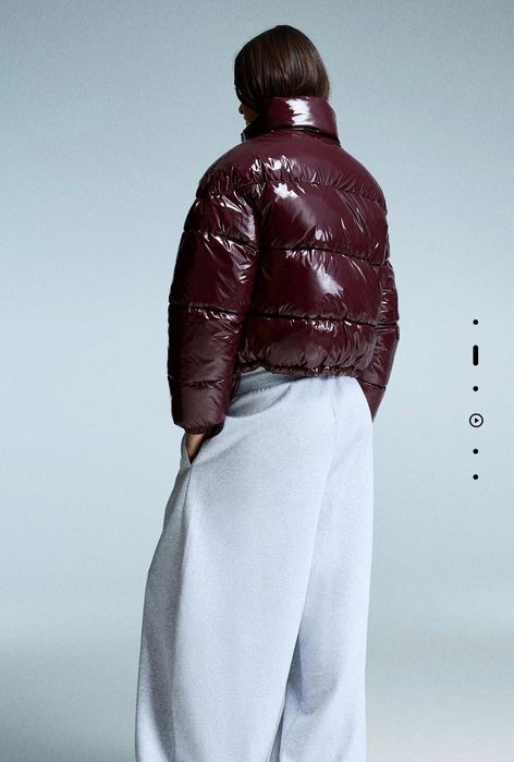 Яке с винилов  ефект Bershka