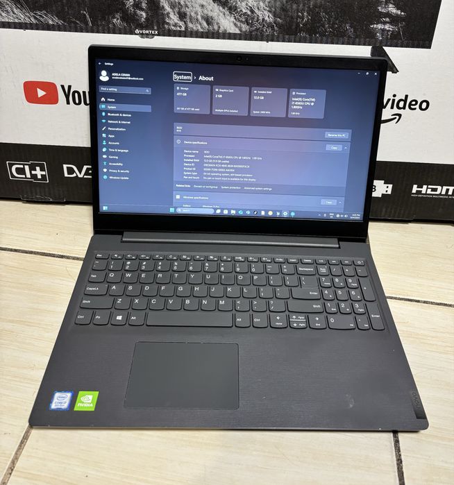 MDM vinde: Laptop Lenovo V15-IWL, i7 Gen 8.