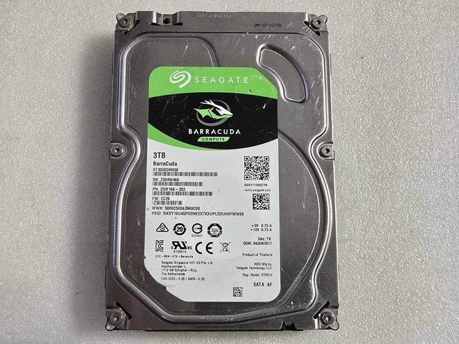 Hard disk desktop Seagate Barracuda 3TB 7200RPM 3.5" SATA ST3000DM008