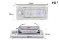 Lampi Numar LED leduri Canbus număre înmatriculare AUDI A3 A4 A6