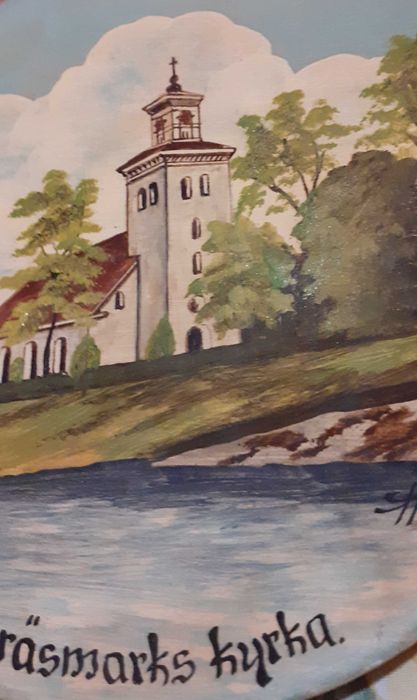 Стара дървена чиния.Ръчна изработка.