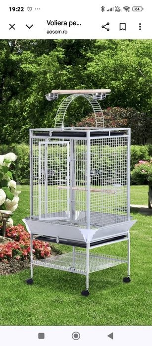 Vand voliera pentru păsări de talie medie