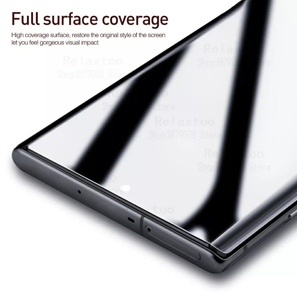 UV Стъклен Протектор за Samsung Galaxy S20+ Ultra S10 Note 20 10 9 5D