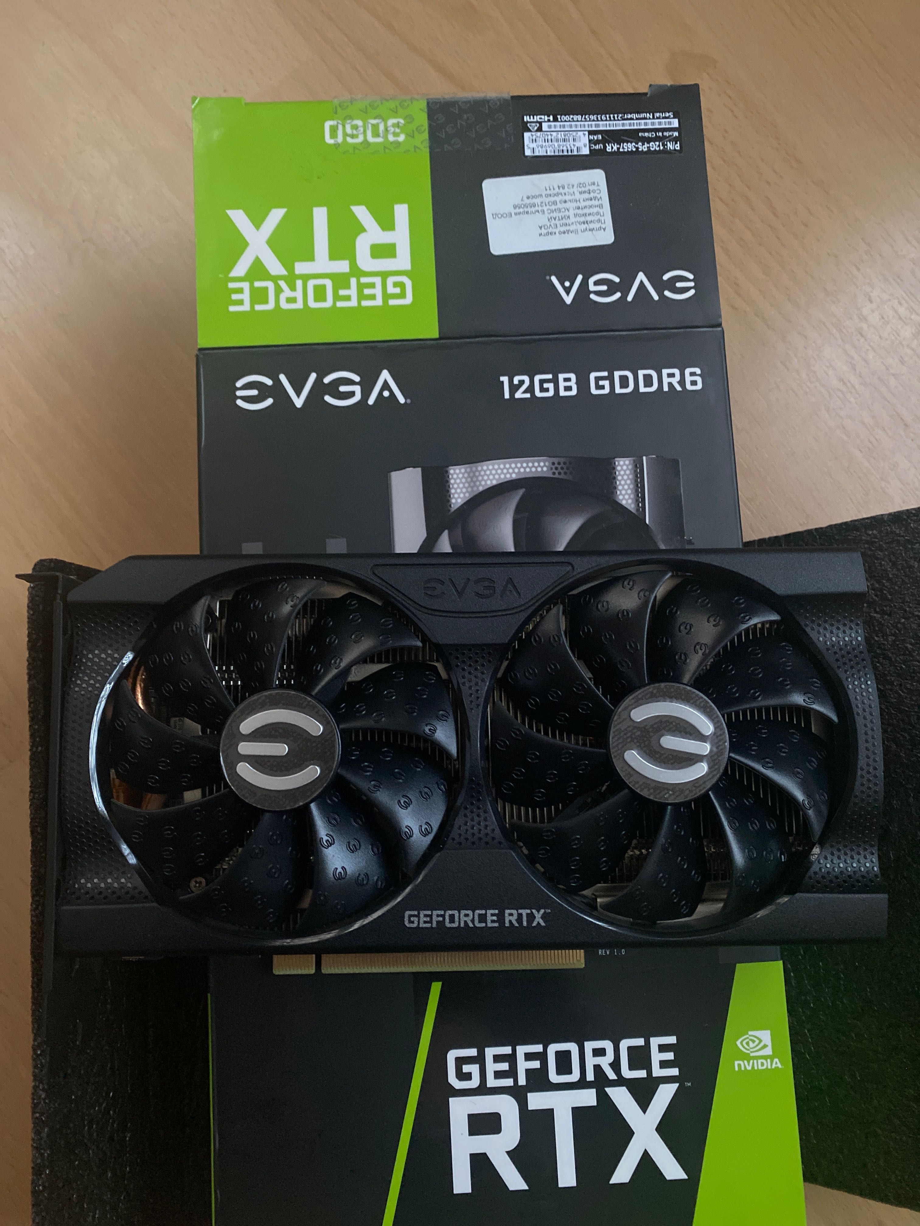 RTX 3060  EVGA. 12Gb