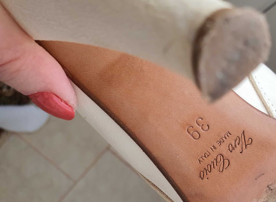 Cizme piele naturală perforata cu mărgeluțe