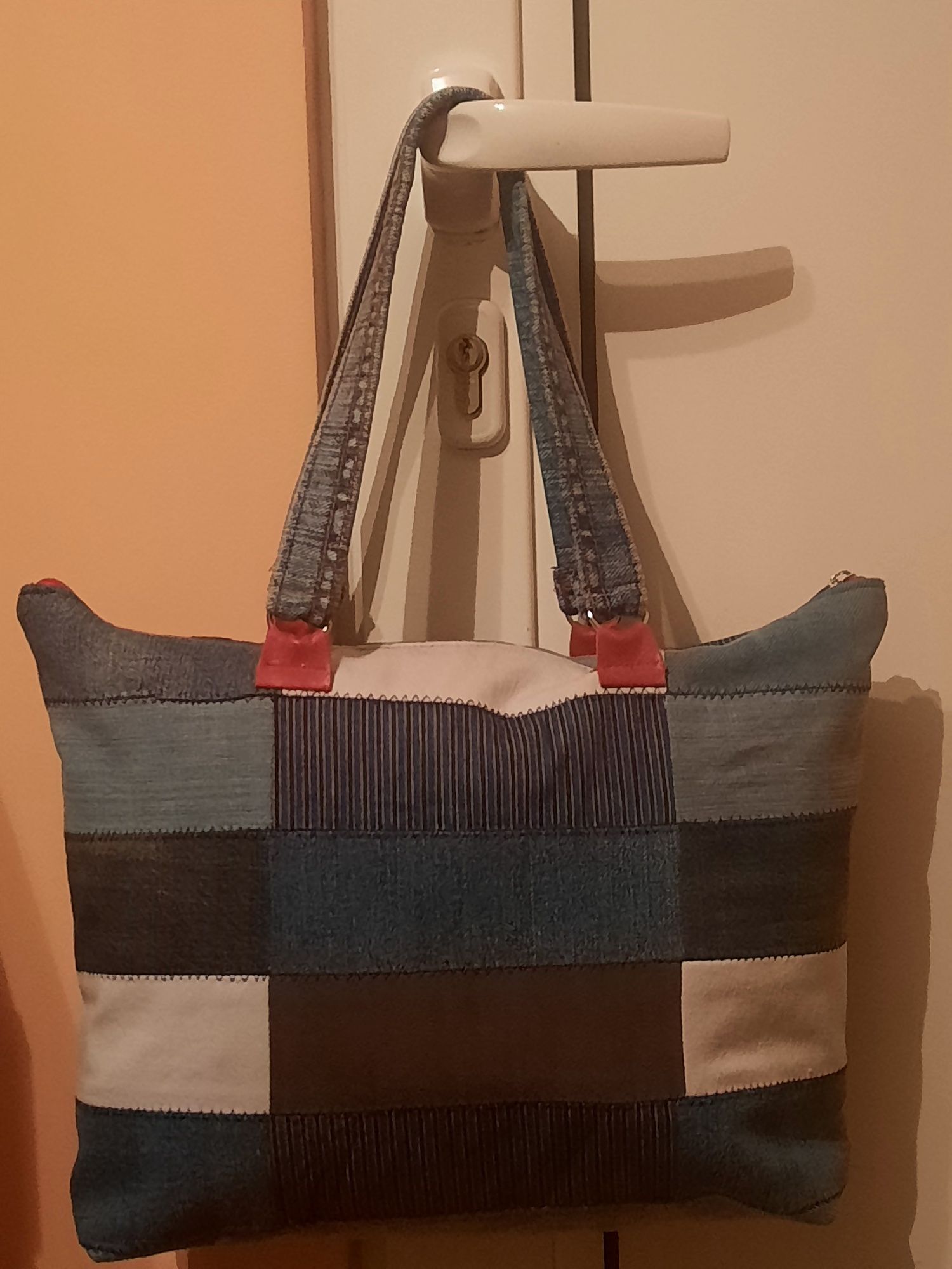 Дънкова чанта hand made