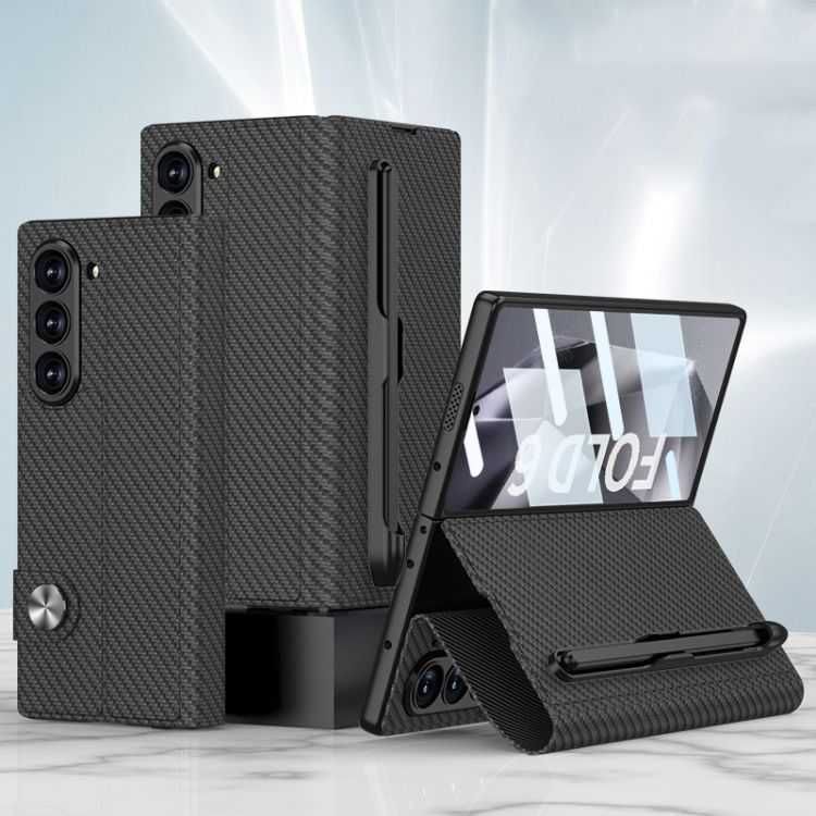 Husa flip carte+Folie SAMSUNG Galaxy Z Fold6 5G/Fold 6 modele diferite