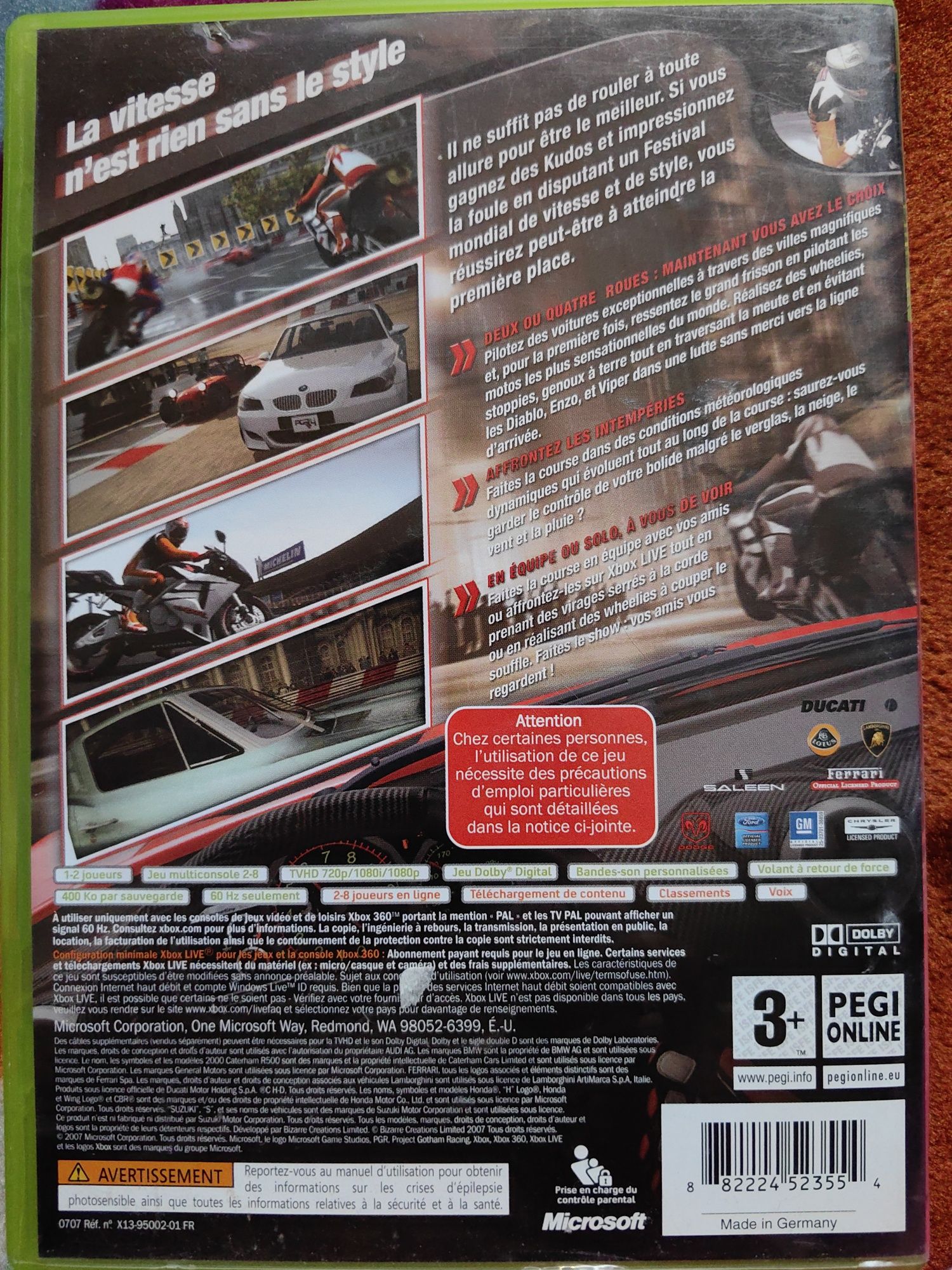 Project Gotham Racing  1,  2, 3, 4  Xbox,  xbox 360