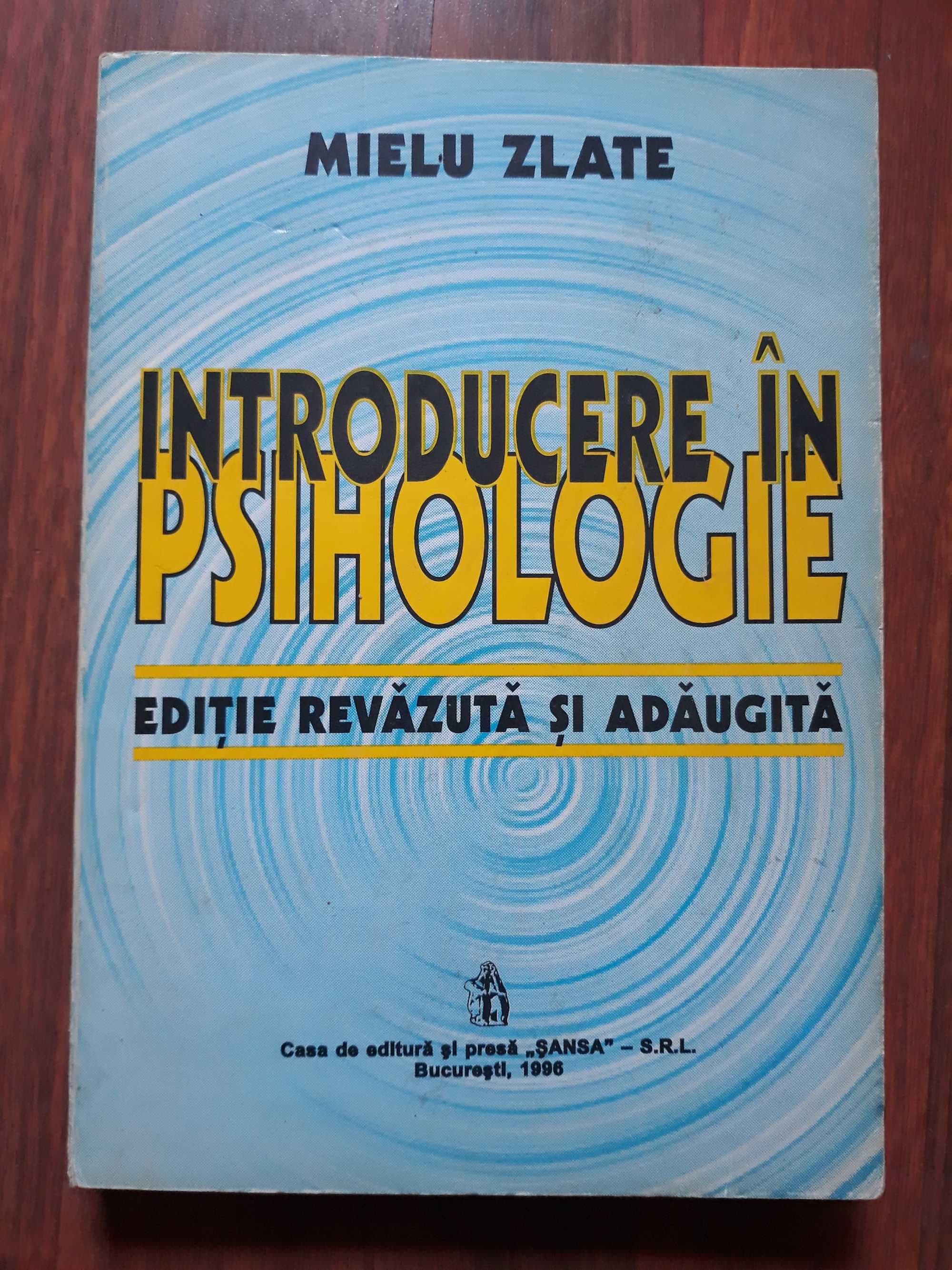 Vând carte Introducere în psihologie