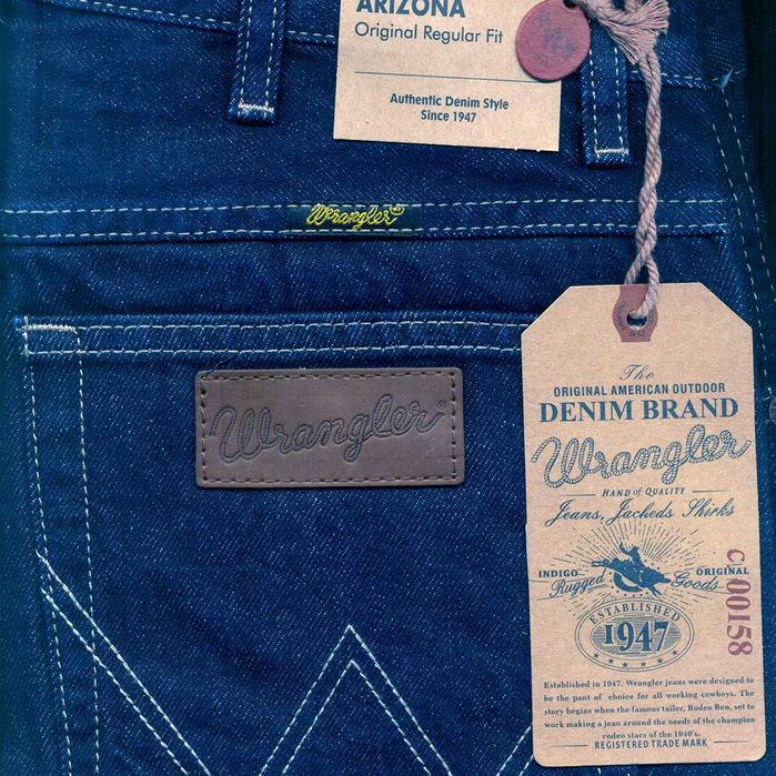 Демисезонные джинсы "Wrangler" (деним трёх расцветок)