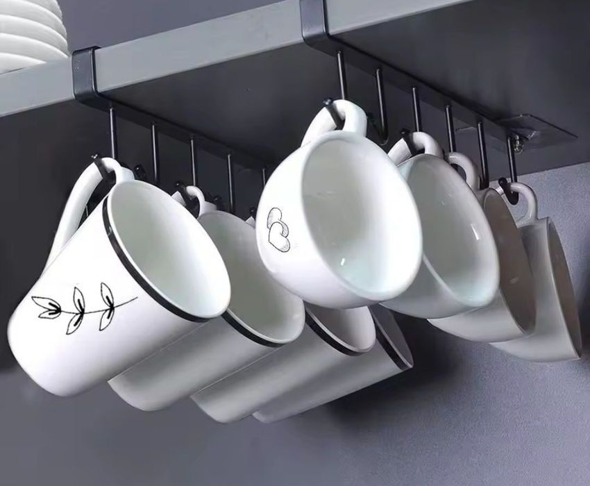 Suport cesti cafea suport suspendat pentru mobila bucătărie universal