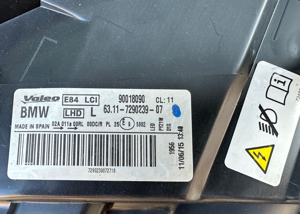 Фарове far Led фар за Бмв Х1 Е84 фейс Bmw X1 E84 LCI