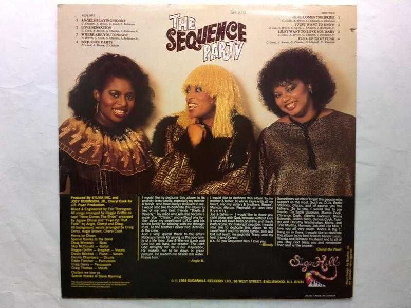 The Sequence Party/The Weather Girls /Jan Hammer ( виниловые пласт. )