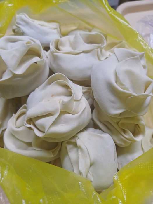 Лепим домашние манты и пельмени, доставим до дома!