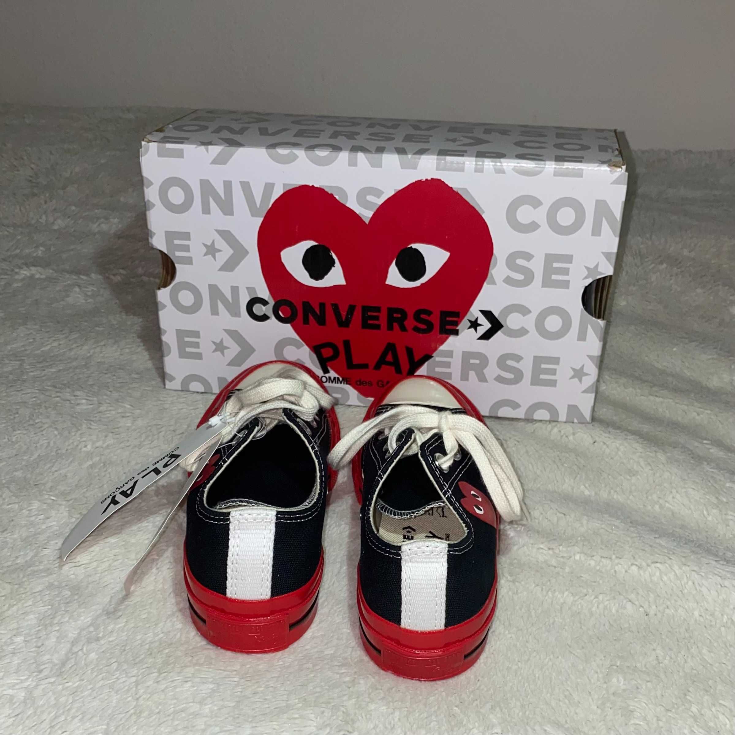 Comme Des Garcons Play Chuck Taylor 70 Low-Top Red Sole ниски кецове