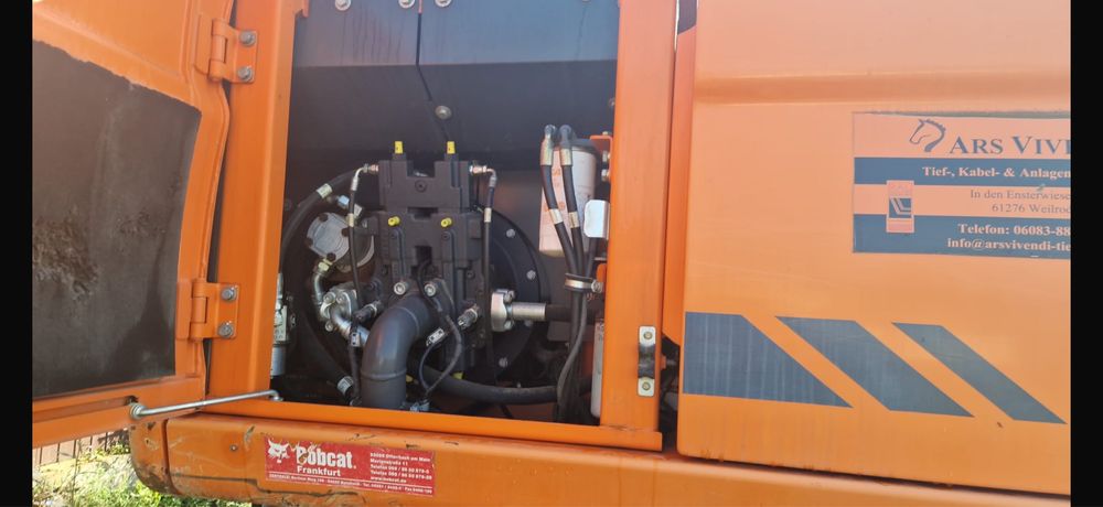 Excavator pe roti Doosan DX 140 W impecabil 2800 ore