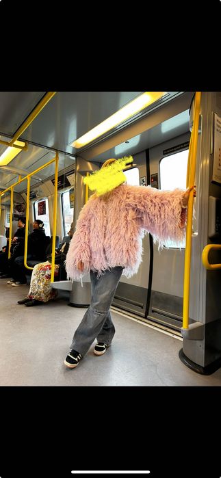 Шуба ручной работы