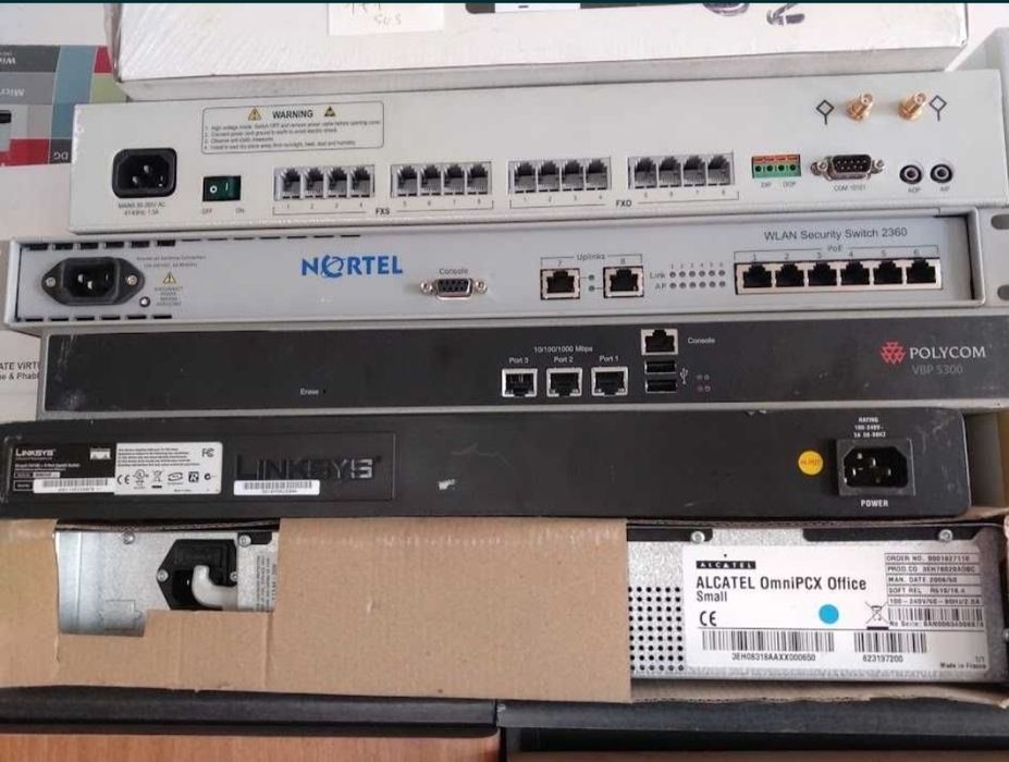centrale telefonice, sisteme IP/VOIP, snom, alcatel, nortel, polycom