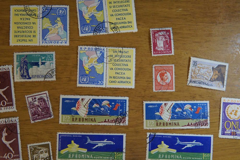 timbre colectie (perioada rpr) aprox. 150 buc.