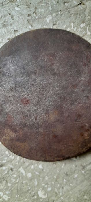 Vechi cântar macelaresc 120 kg pansonat E. Constantinescu Galați